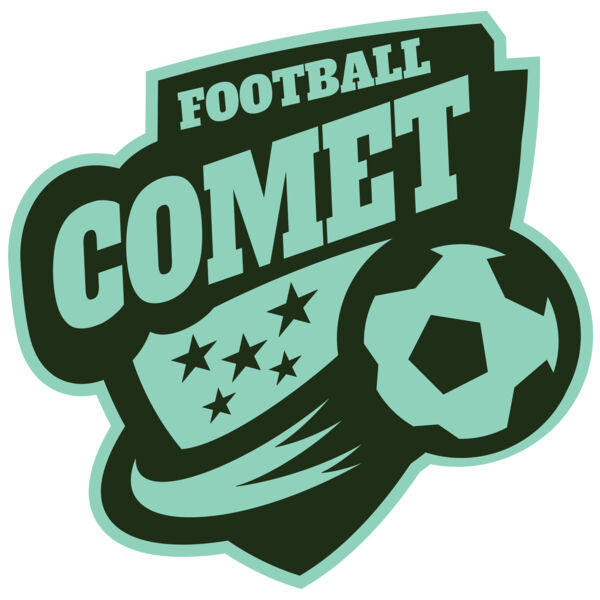 Comet Football logo template Miniaturansicht