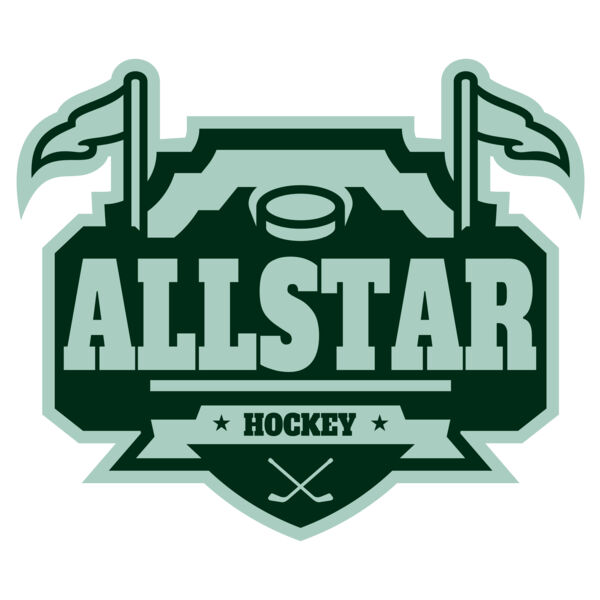 All Star Hockey Tournament logo template 02 Miniaturansicht
