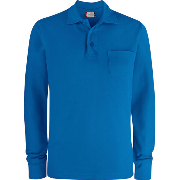 Clique Basic Polo Pocket L/S Miniaturansicht