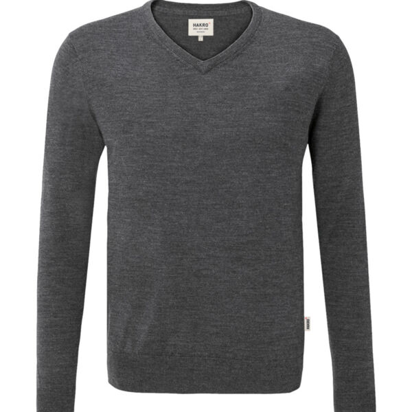 Hakro V-Pullover Merino-Wolle Miniaturansicht