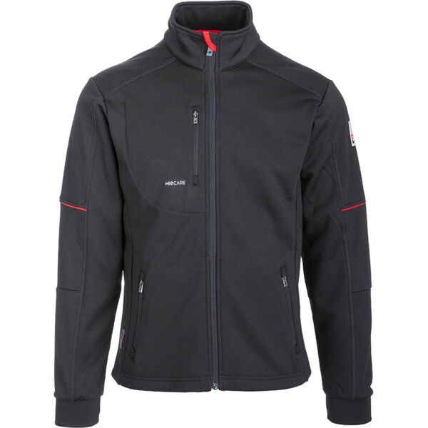 Fleece Jacke Stretch One schwarz Miniaturansicht