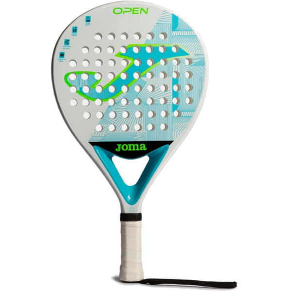 Padel Schläger Open Weiss Türkis Miniaturansicht