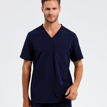Herren V-Ausschnitt Stretch Kasack Miniaturansicht